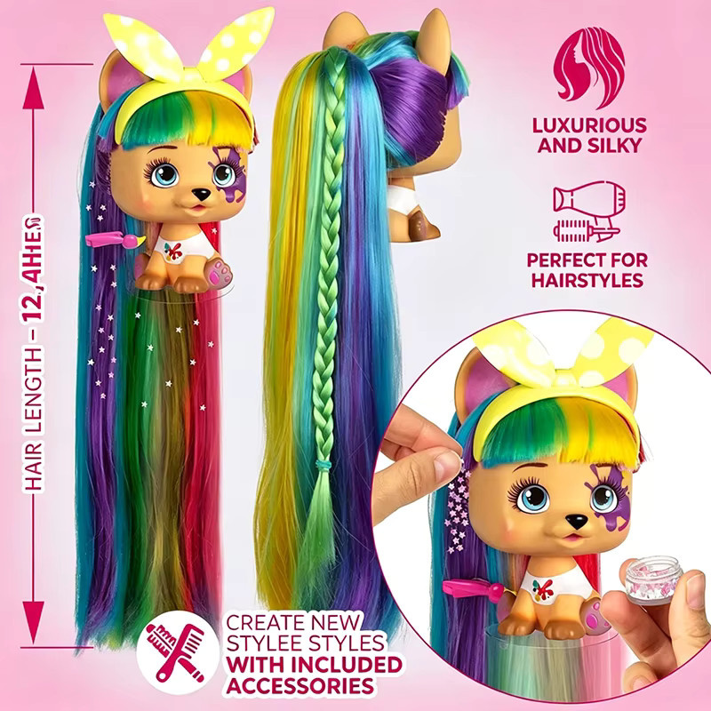 I Love VIP Pets Mysteriöse Blindbox, Friseur-Weaving-Spielzeug - Bild 2