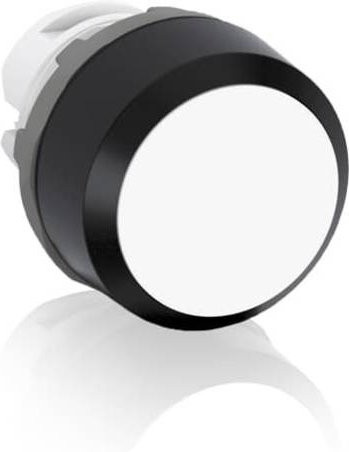 ABB MP1-10W Drucktaster-Frontelement in Weiß, IP66, Breite: 28 mm, Höhe: 11,5 mm - Bild 1