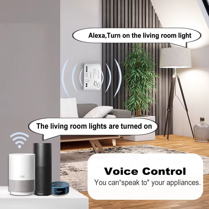 Ewelink Smart WiFi Switch 1-Kanal Relais für Home Automation, kompatibel mit Alexa und Google Home, AC/DC 7-32V/85-250V - Bild 4