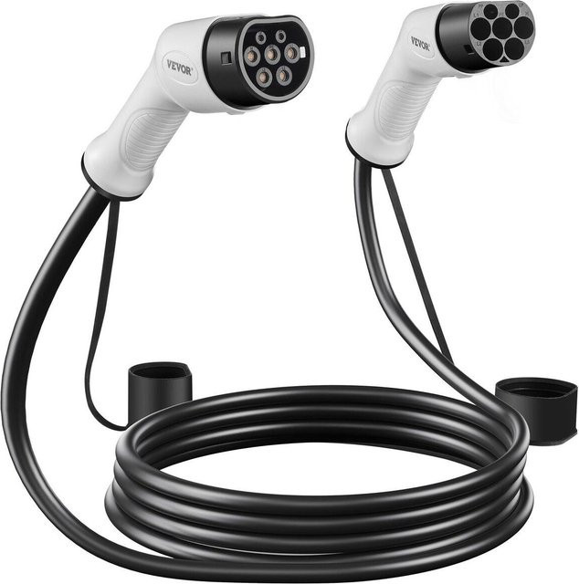 Buying Solutions MB Typ 2 zu Typ 2 Ladekabel für Elektrofahrzeuge 32A 7kW aus weißem TPU mit 5m Länge - Bild 1