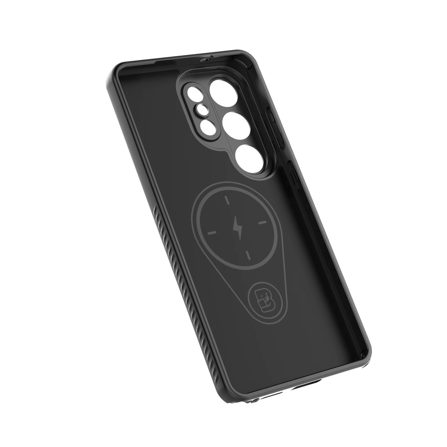 Magnetische Samsung Galaxy Schutzhülle mit MagSafe-Unterstützung und kabelloser Ladefunktion in Schwarz - Bild 2
