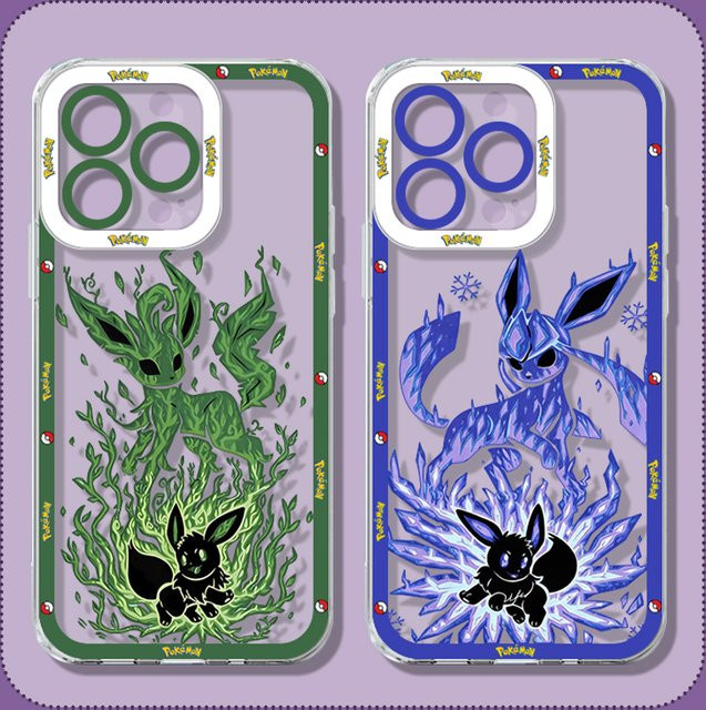 HOT P-Pokemon Handyhülle mit niedlicher Eevee-Familie für Xiaomi Redmi Note Serie (A1 A2 A3 Pro Plus 4G 5G) - Bild 1