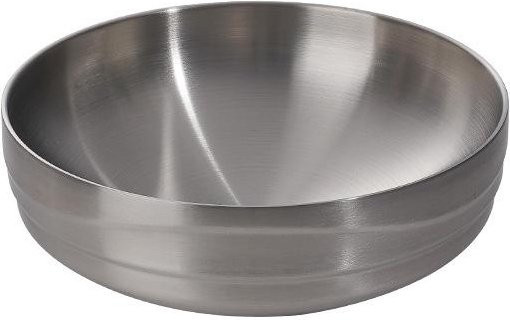 Binchi Outdoor Equipment Suppenschüssel aus 304 Edelstahl in Silber, Durchmesser: 21 cm - Bild 1