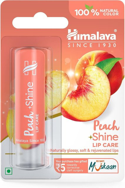 Himalaya Peach Shine Lippenbalsam, 4,5g, mit Vitamin E - Bild 1