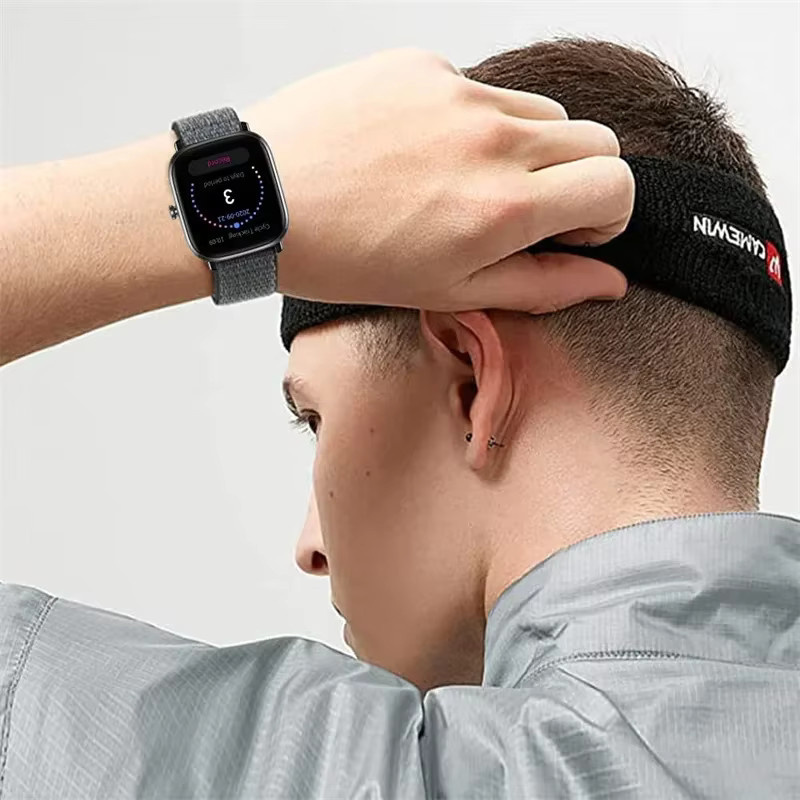 NEY Uhrenarmband Textil/NATO, Schwarz, Unisex - Bild 2