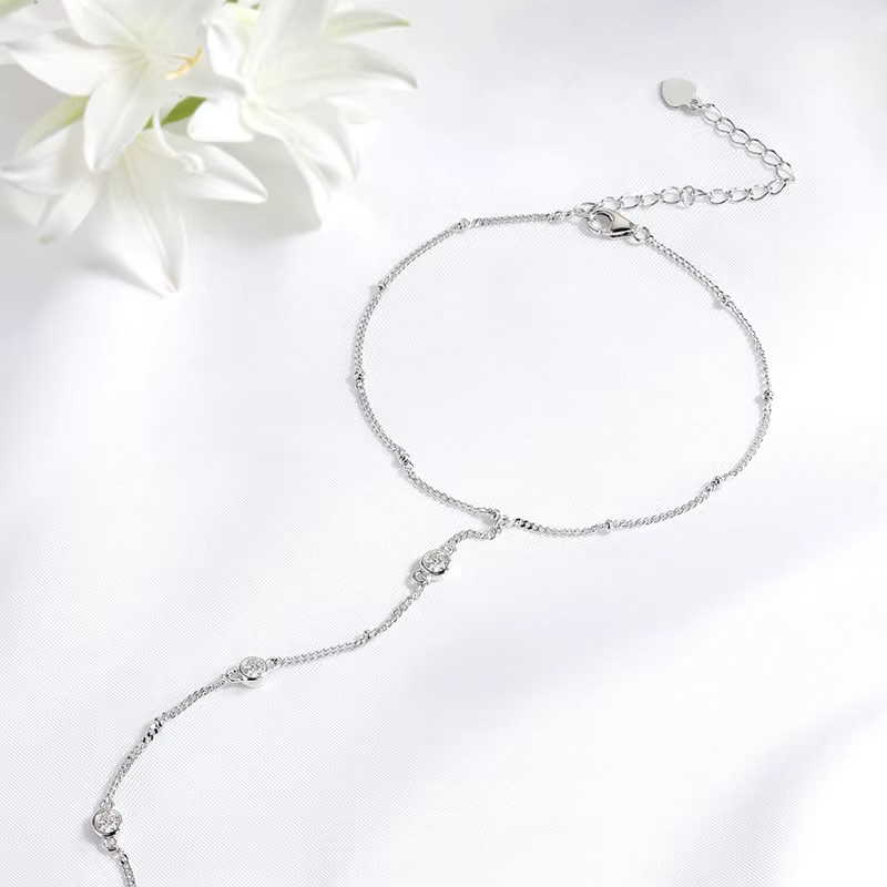 Smyoue Armband, 925 Silber, Moissanit, Damen, 14–21 cm - Bild 2