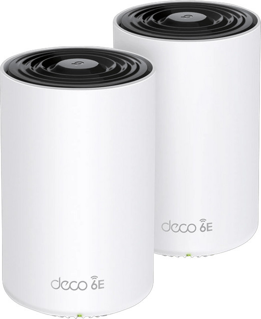 TP-Link Deco XE75 Pro Tri-Band Wi-Fi 6E Mesh-System Doppelpack in Weiß - Bild 1