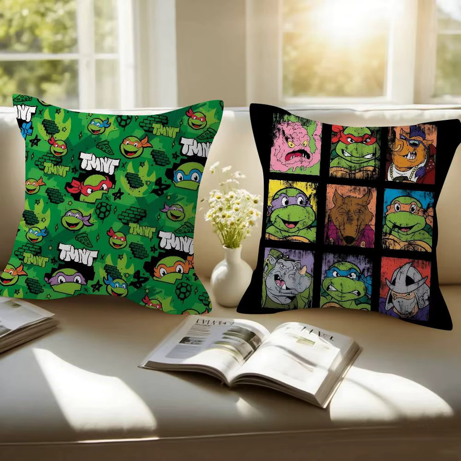 Rastar Teenage Mutant Ninja Turtles Kissen, quadratisch, Multicolour, B/B: 30,0 x 30,0 cm - Bild 3