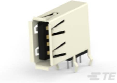 TE Connectivity Serial I/O Connector USB-A in Beige (1-1734775-1) - Bild 1