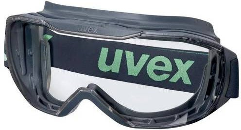 Uvex megasonic planet 9320295 Schutzbrille mit UV-Schutz in Grau und Grün nach EN 166 und EN 170 - Bild 1