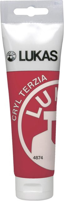 Lukas Cryl Terzia Acrylfarbe Kadmiumrot dunkel (imit.) 125ml - Bild 1