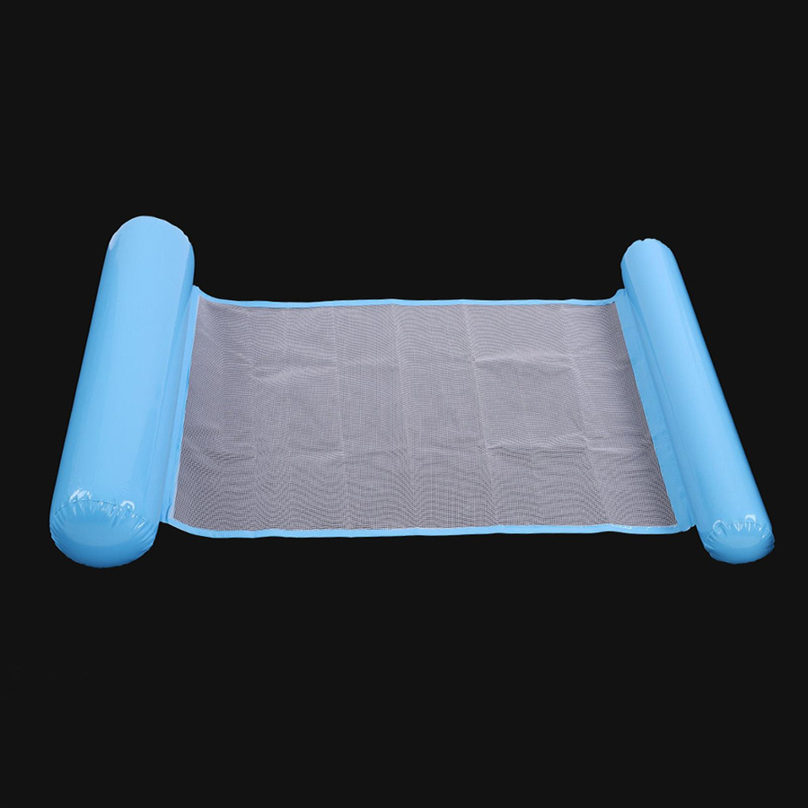 Aufblasbare Luftmatratze von Fishine in Blau für Schwimmbad und Strand - Bild 2