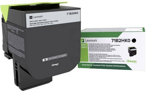 Original Lexmark Tonerpatrone 71B2H Schwarz für Lexmark CS417dn, CS517de, CX417de - Bild 2
