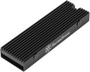 SilverStone SST-TP05 Passiver Kühlkörper für NVMe/M.2 SSDs in Silber und Schwarz - Bild 1