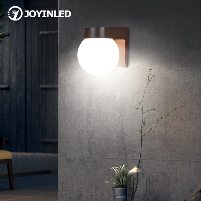 JOYINLED LED Wandleuchte in Weiß mit kugelförmigem Acrylschirm für Wohnzimmer und Esszimmer - Bild 1