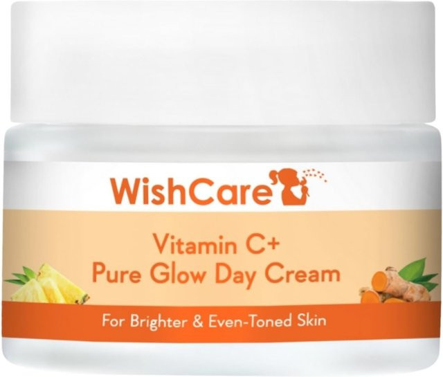 WishCare Pure Glow Vitamin C Gesichtscreme, 50 g, Unisex - Bild 1
