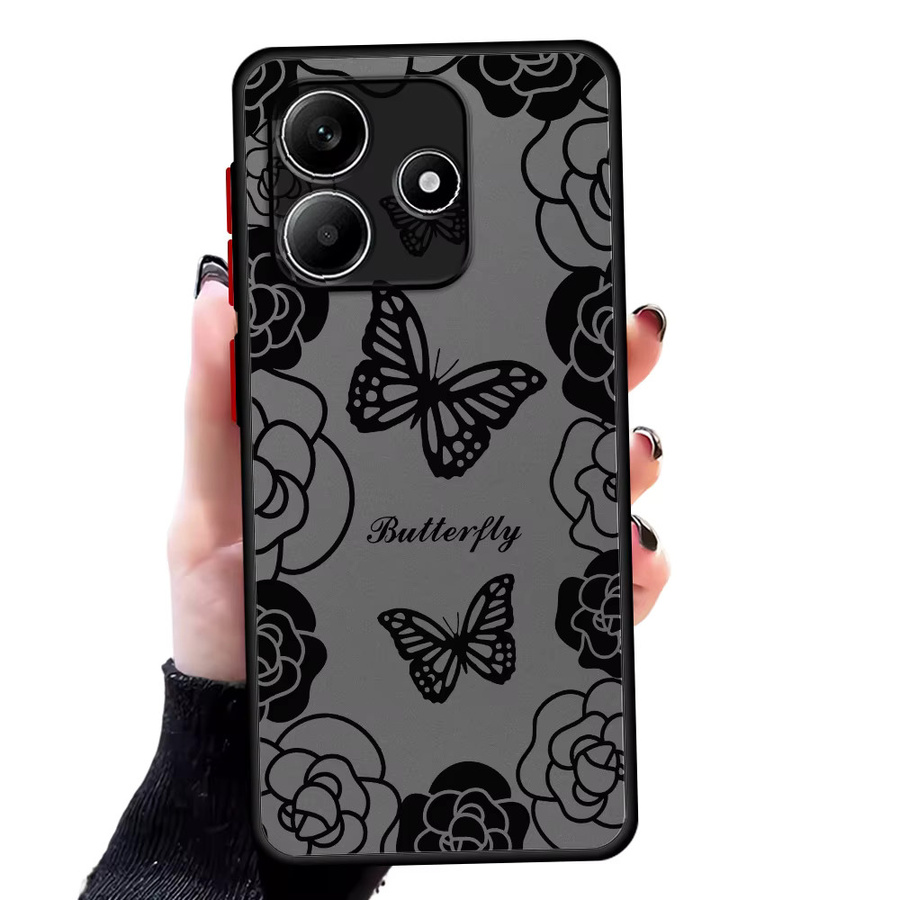Bunte Xiaomi Handyhülle mit niedlichem Cartoon-Schmetterlings-Design für verschiedene Modelle - Bild 4