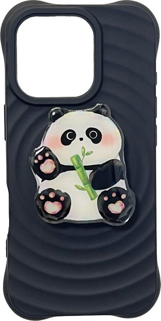 Niedriger Cartoon Panda Handyhalter Griptok für iPhone 17 Pro Max und 16 Pro Max - Bild 1
