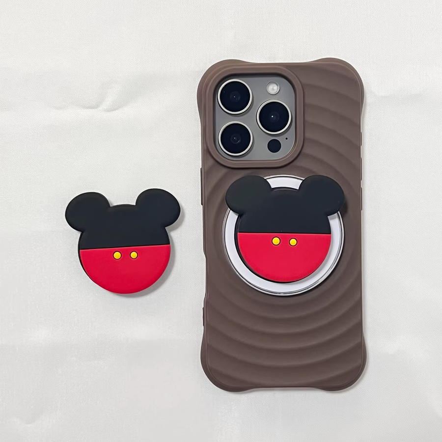 Niedliche Maus Tier-Shorts Griptok Handyhalterung und Ständer für iPhone 16 Pro Max und iPhone 17 - Bild 2