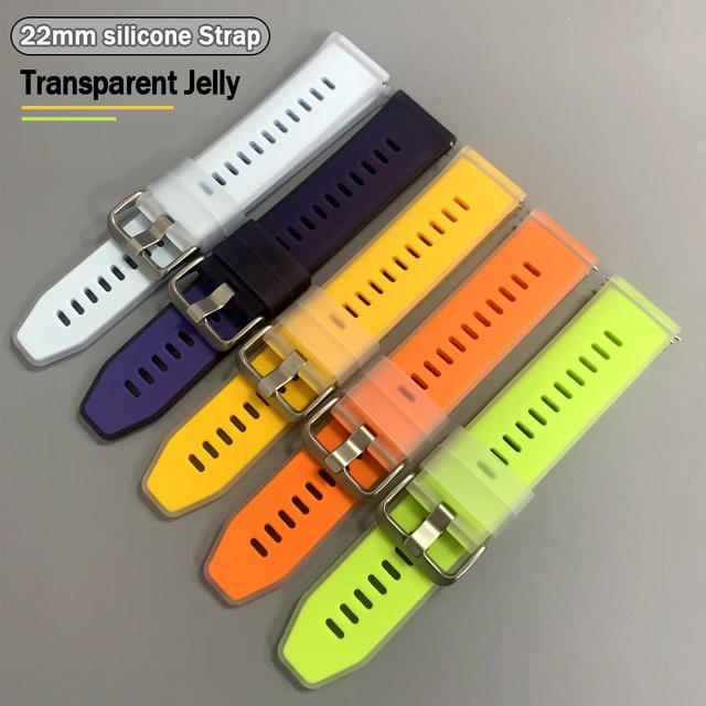 Uhrenarmband Silikon, Bunt, Unisex, 22 mm - Bild 1