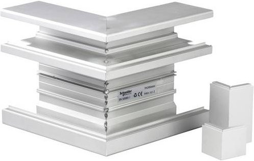 Schneider Electric Außeneck aus Aluminium in Silber - Bild 1