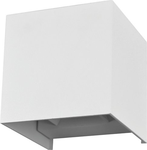 E2 QUBE LED-Außenwandleuchte in Weiss mit Up-Down-Lichteffekt, 7W, IP65 - Bild 1