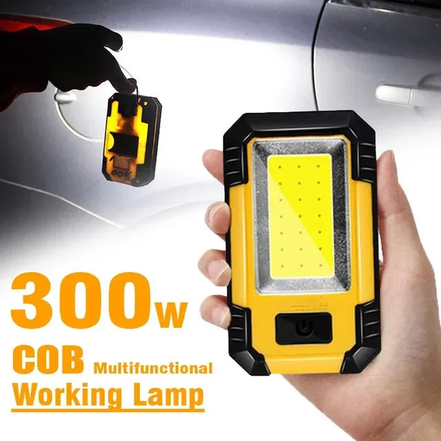 Heinast LED Taschenlampe wiederaufladbar in Schwarz für Camping und Arbeit - Bild 1