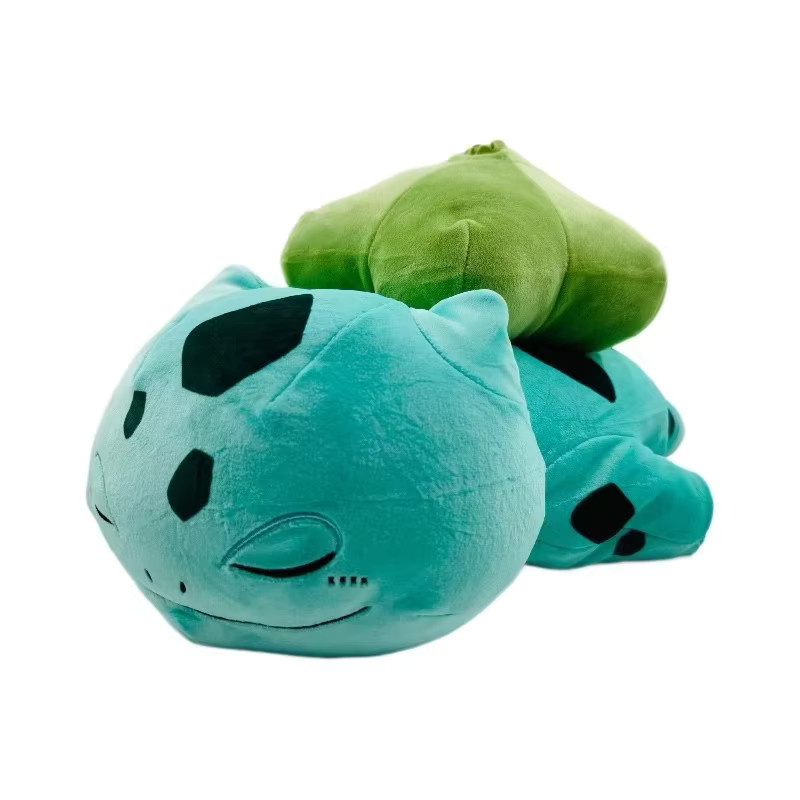 TAKARA TOMY Pokémon Sleeping Bulbasaur Plüschtier, Kissen - Bild 1