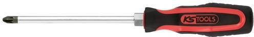 KS Tools ERGOTORQUEplus Kreuzschlitz-Schraubendreher PZ 0 in Rot, Länge: 180 mm - Bild 1