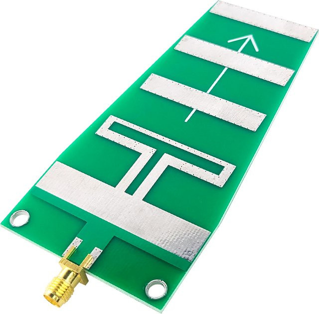 UICPAL 2,4G Hochleistungs-WLAN-Richtantenne mit 10dB Verstärkung für Bildübertragung, Frequenzbereich 2,35-2,55GHz, Lineare Polarisation und SMA-K Anschluss - Bild 1