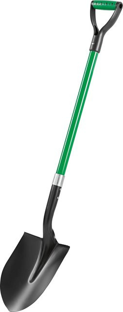 Schaufel aus Stahl mit Fiberglasgriff, Breite: 215 mm - Bild 1