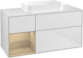 V&B Waschtischunterschrank Finion Weiß lackiert B/T: 120 x 60 cm - Bild 1