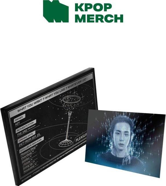 SHINee Musikalbum KEY Vergnügungsladen Invitation Version in Grau und Schwarz - Bild 1