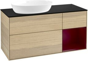 V&B Waschtischunterschrank Finion in Eiche Lackiert, Breite: 120 cm, Tiefe: 50,1 cm, Höhe: 50,1 cm - Bild 1
