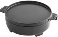 Weber Crafted 2in1 Dutch Oven und Pfanne Gourmet BBQ System aus porzellanemailliertem Gusseisen, schwarz - Bild 1
