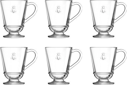 6er-Set La Rochère Teegläser Biene in Transparent - Bild 1
