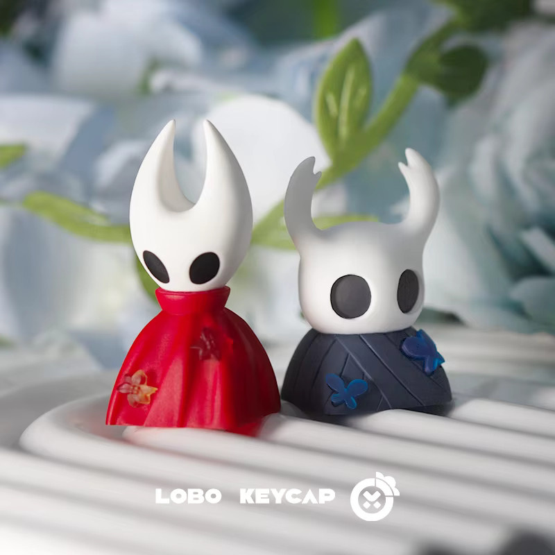 Hollow Knight Silksong Hornet Artisan Keycap aus Harz in Rot für deine Tastatur - Bild 1
