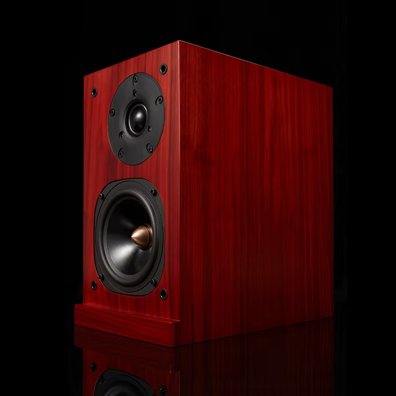 Audiomel 2-Wege HiFi-End Bücherregal-Lautsprecher Passiv in Braun - Bild 3