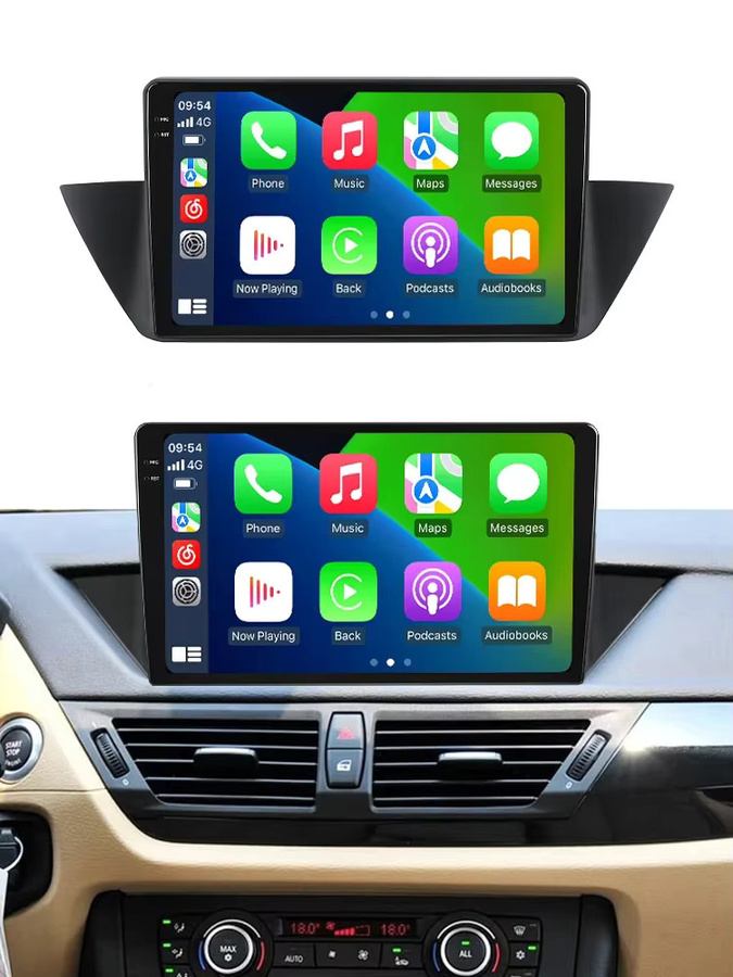 NAVIFANS IPS Touchscreen 10-Zoll Autoradio für BMW X1 E84 2009-2012 mit kabellosem Carplay, Android Auto, GPS und Bluetooth in Schwarz - Bild 6