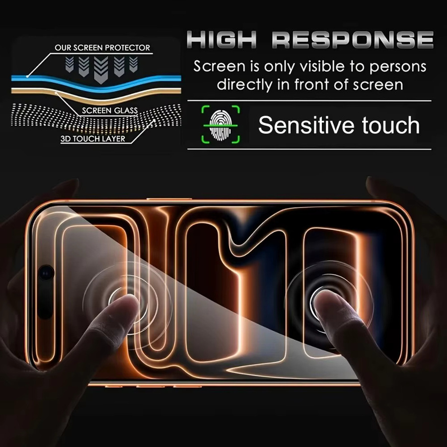 SnakeGlass 3er-Pack Hochtransparente Displayschutzfolie aus Glas für iPhone 17 16 15 Pro Max 16e 17e Air 14 13 12 11 Pro 15 14 Plus mit Ein-Klick-Installation - Bild 4