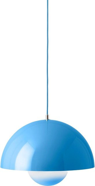 &Tradition Flowerpot VP7 Hängeleuchte in Blau aus Metall mit E27 Fassung - Bild 1