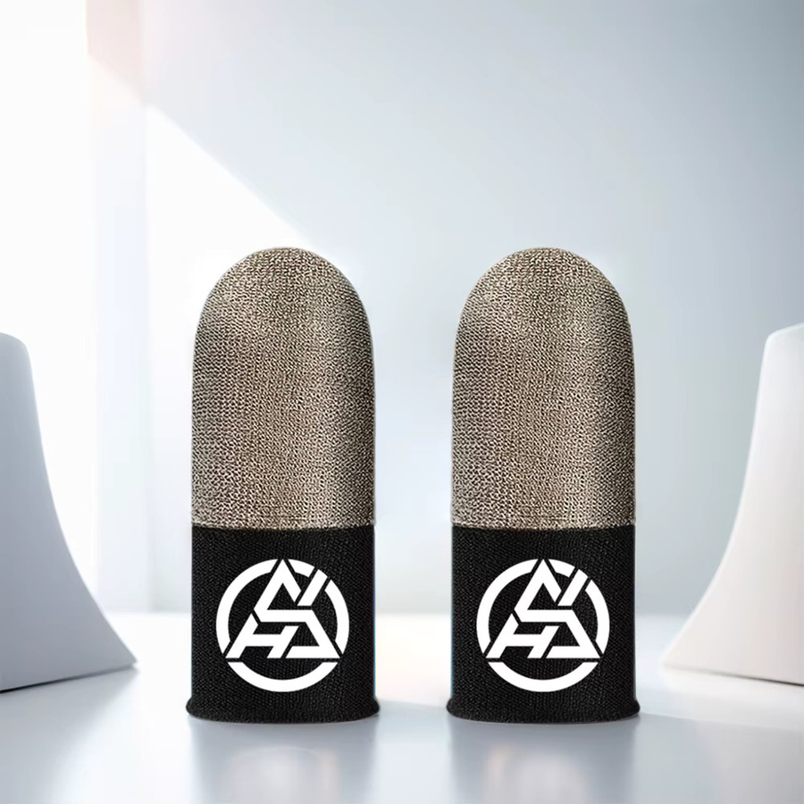 APWIKOGER Leuchtende Fingerlinge für Mobile Gaming, atmungsaktive Touchscreen-Fingerhülse für PUBG und Action-Spiele, 1/2 Paar - Bild 2