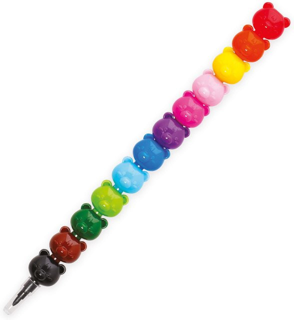 Legami Stapelbare Buntstifte Teddy in Multicolor - Bild 1