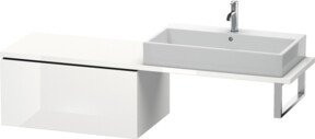 Duravit L-Cube Unterschrank in Weiß Hochglanz mit 1 Auszug, B/T: 82 x 54,7 cm - Bild 1