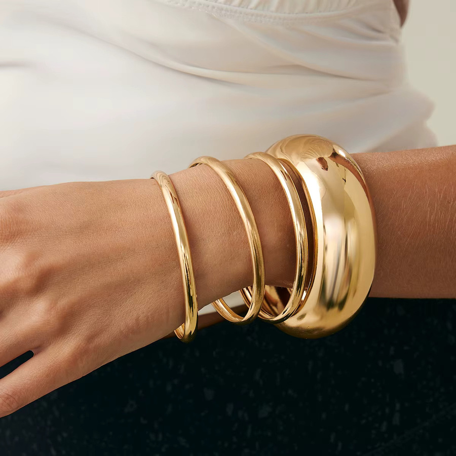 SHIXIN Armreif, Punk, Gold, Unisex - Bild 2