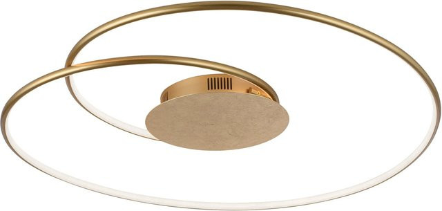 Paul Neuhaus LED-Deckenleuchte Nastro in Gold, dimmbar, rund, B: 70 cm, T: 65 cm - Bild 1