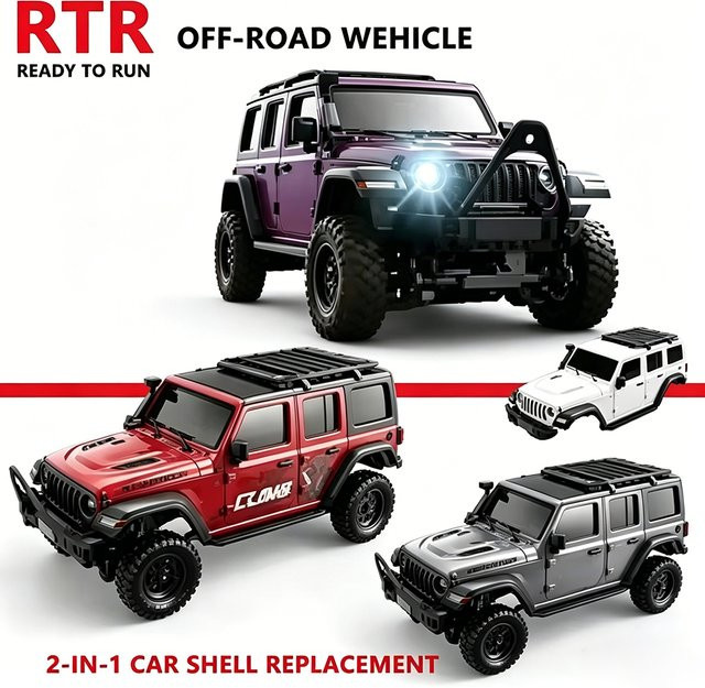 HB Toys RC Offroad-Fahrzeug, 1:43, Allradantrieb, ferngesteuert - Bild 1