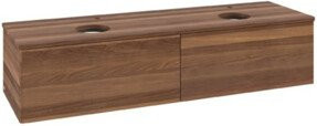 V&B Waschtischunterschrank Antao ohne Frontstruktur, Weiß, B: 160 cm, T: 50 cm - Bild 1