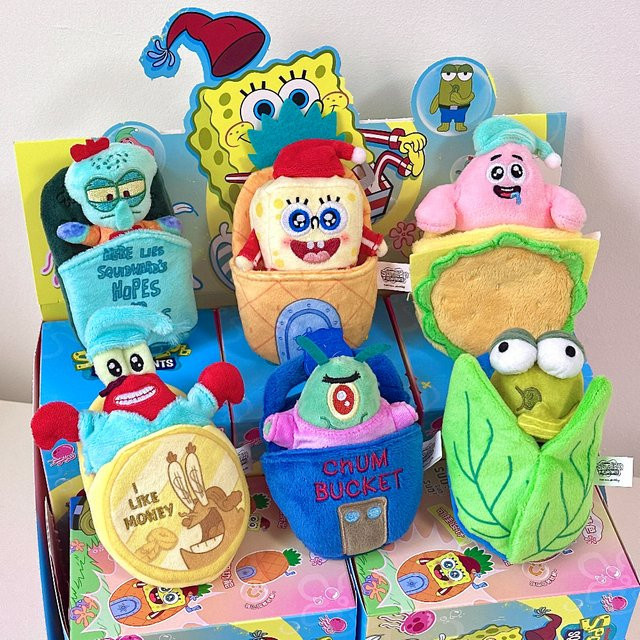 KAYOU SpongeBob Schwammkopf Bikeburg Dreamscape Blind Box, Schlüsselanhänger, Actionfigur, Puppe - Bild 1