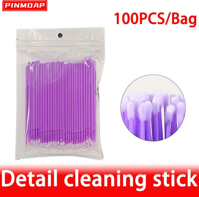 100 Stück Micro Pinsel Mini Make-up-Tool, Unisex - Bild 1